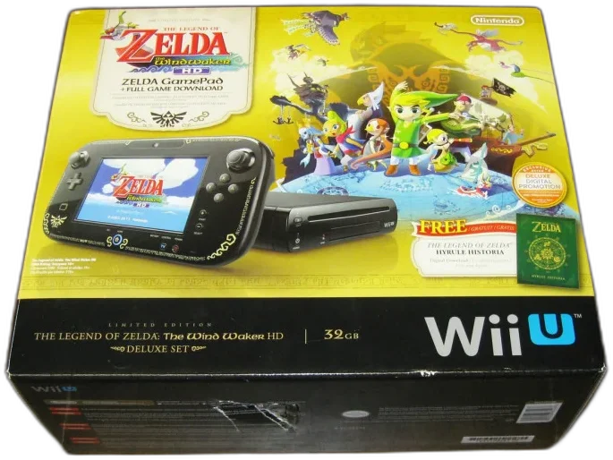 Nintendo Wii U Zelda Wind Waker Console [NA]