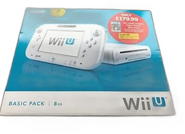 Wii U 8GB Basic Set Console New Super Mario Bros U White Nintendo Wii U 9Z