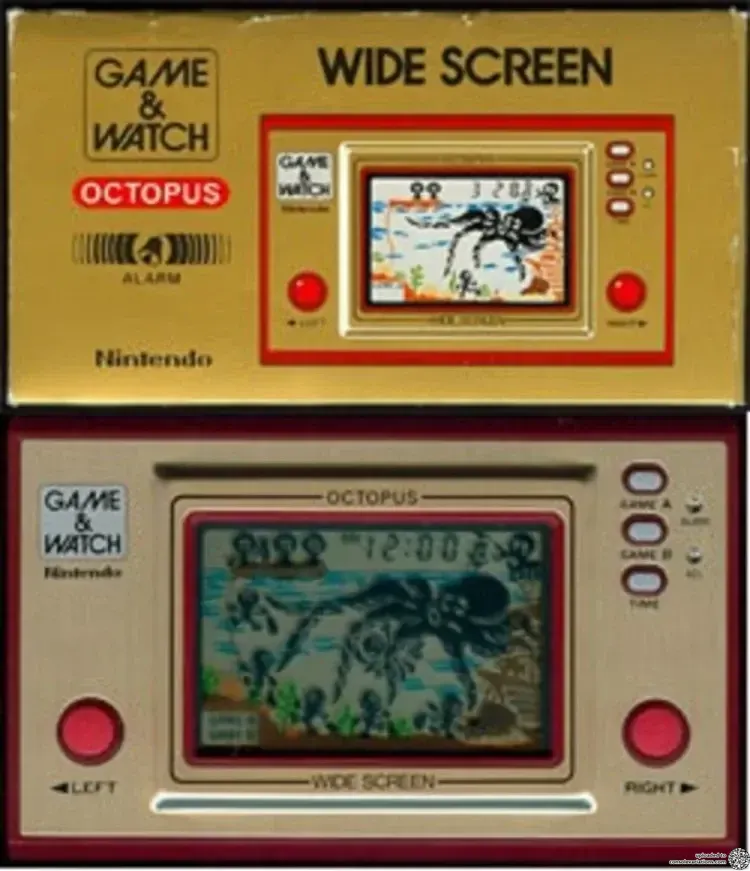 Consolevariations - Nintendo Game & Watch Octopus | Consolevariations