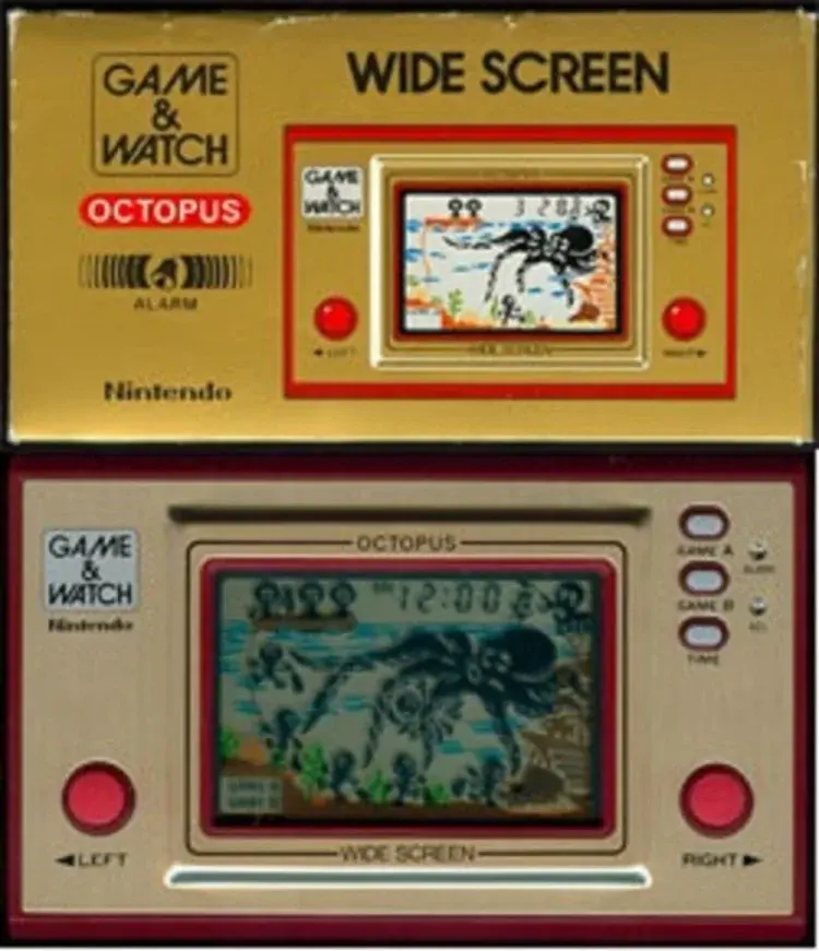 Consolevariations - Nintendo Game & Watch Octopus | Consolevariations