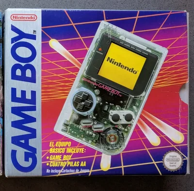Nintendo Game Boy Clear Front Picture Console