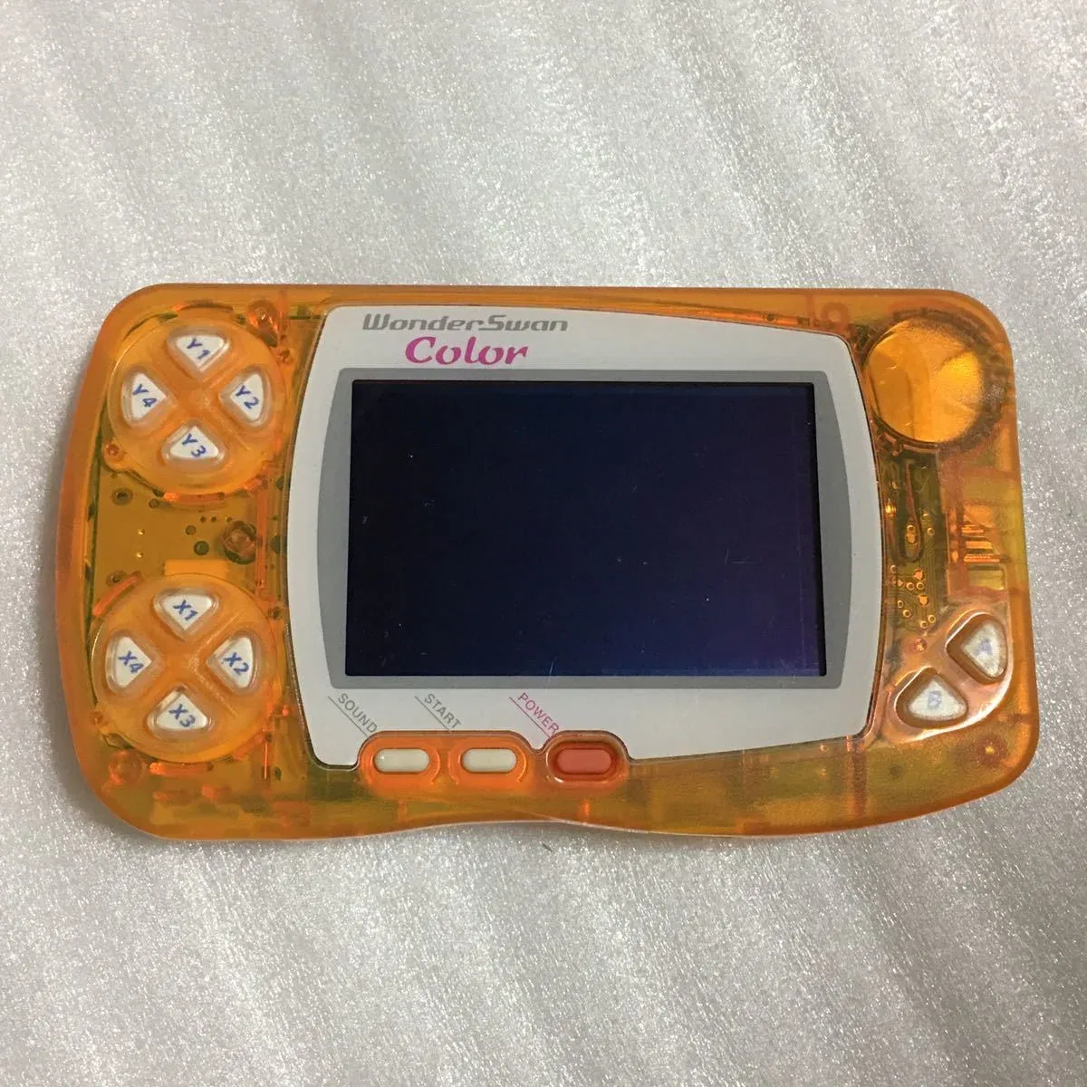 Bandai WonderSwan Color Crystal Orange Console