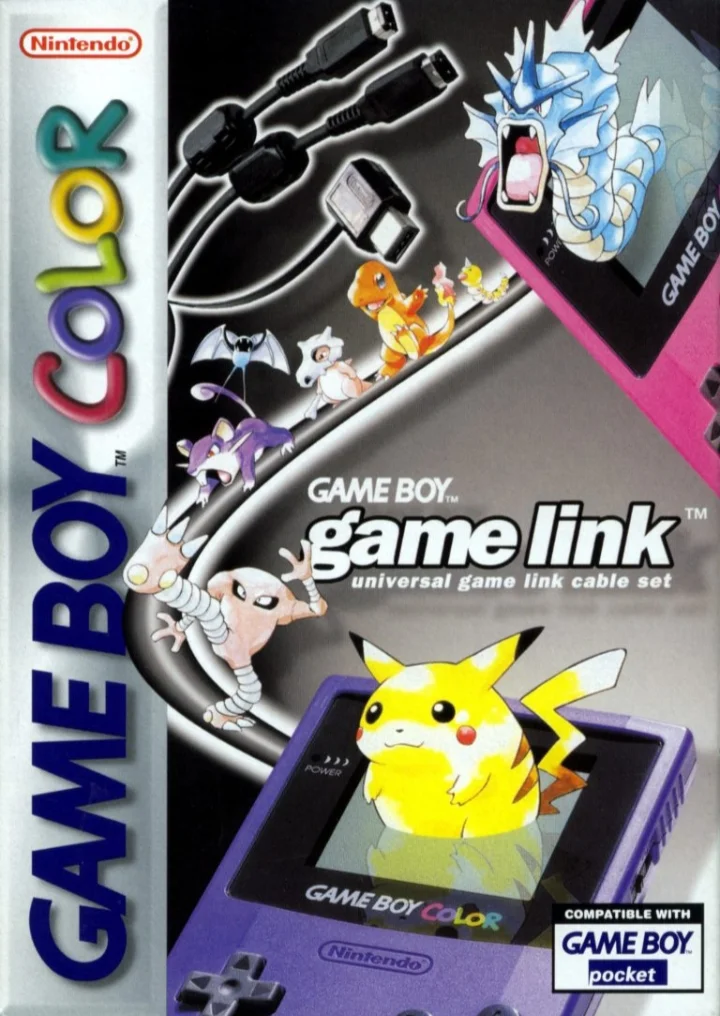  Nintendo Game Boy Color Universal Game Link Cable Set