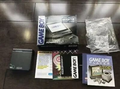Nintendo Game Boy Advance SP Disney Channel Black Console