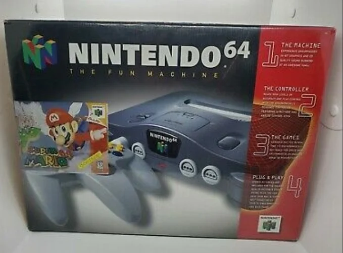  Nintendo 64 Super Mario 64 Bundle