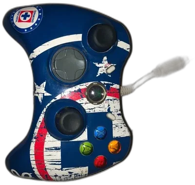 Microsoft Xbox 360 Cruz Azul Controller