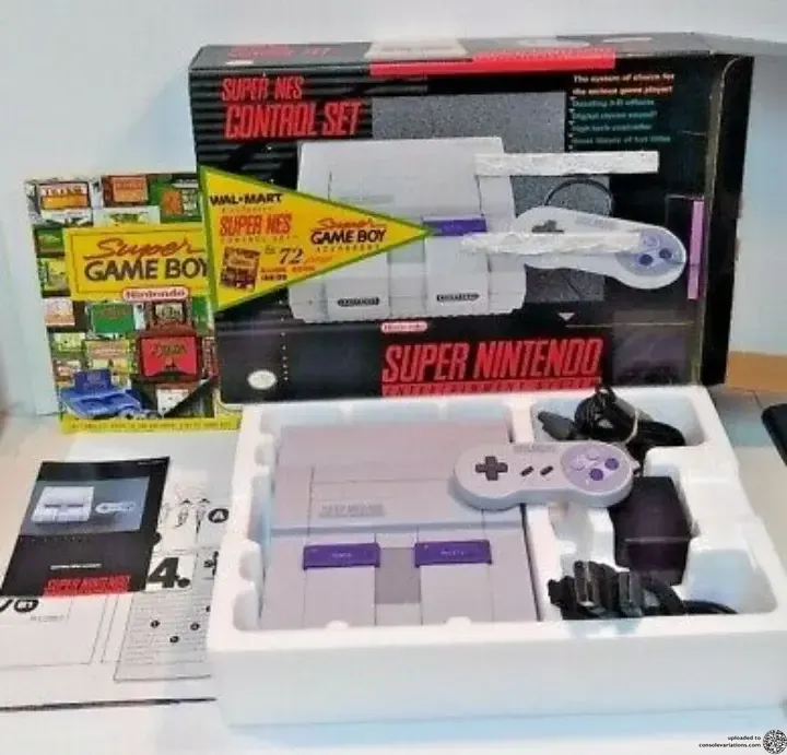 SNES Control Set Super Game Boy Walmart Bundle - Consolevariations