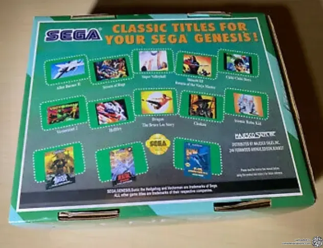 Consolevariations - Majesco Genesis 3 Green Box Console