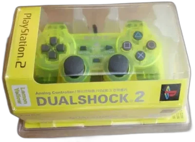 Sony PlayStation 2 Clear Lemon Yellow Controller