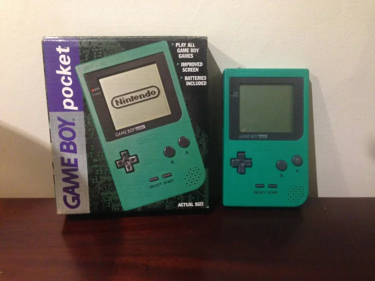  Nintendo Game Boy Pocket Green Console [AUS]