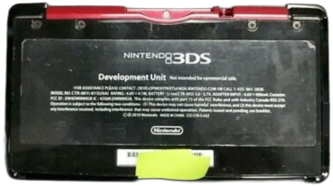  Nintendo 3DS Development Unit