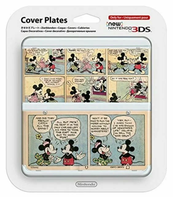  New Nintendo 3DS Mickey Comic Faceplate