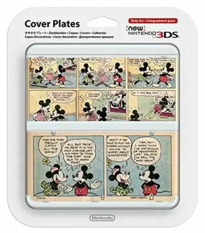 New Nintendo 3DS Mickey Comic Faceplate