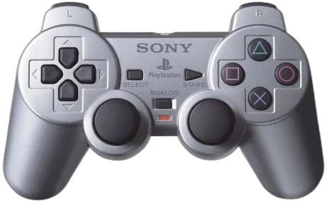  Sony PlayStation 2 Silver Controller [US]