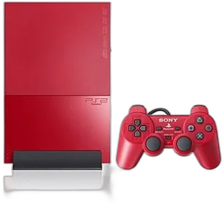  Sony PlayStation 2 Slim Cinnabar Red Console