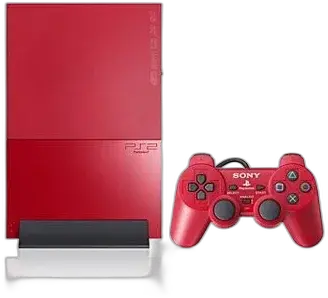 Sony PlayStation 2 Slim Cinnabar Red Console
