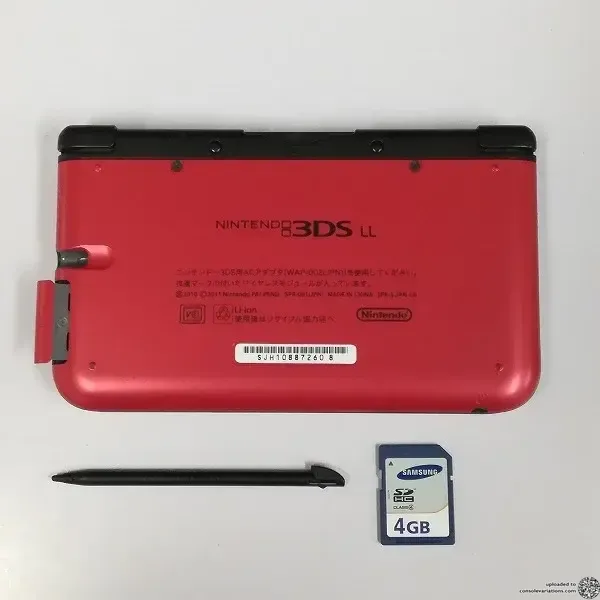 Consolevariations - Nintendo 3DS LL Red/Black Console [JP