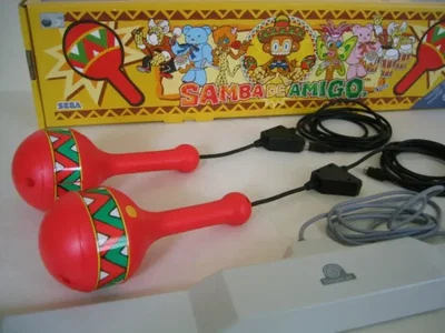 Sega Dreamcast Maracas Shaking Controllers