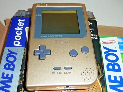 Nintendo Game Boy Pocket Gold Console [AUS]