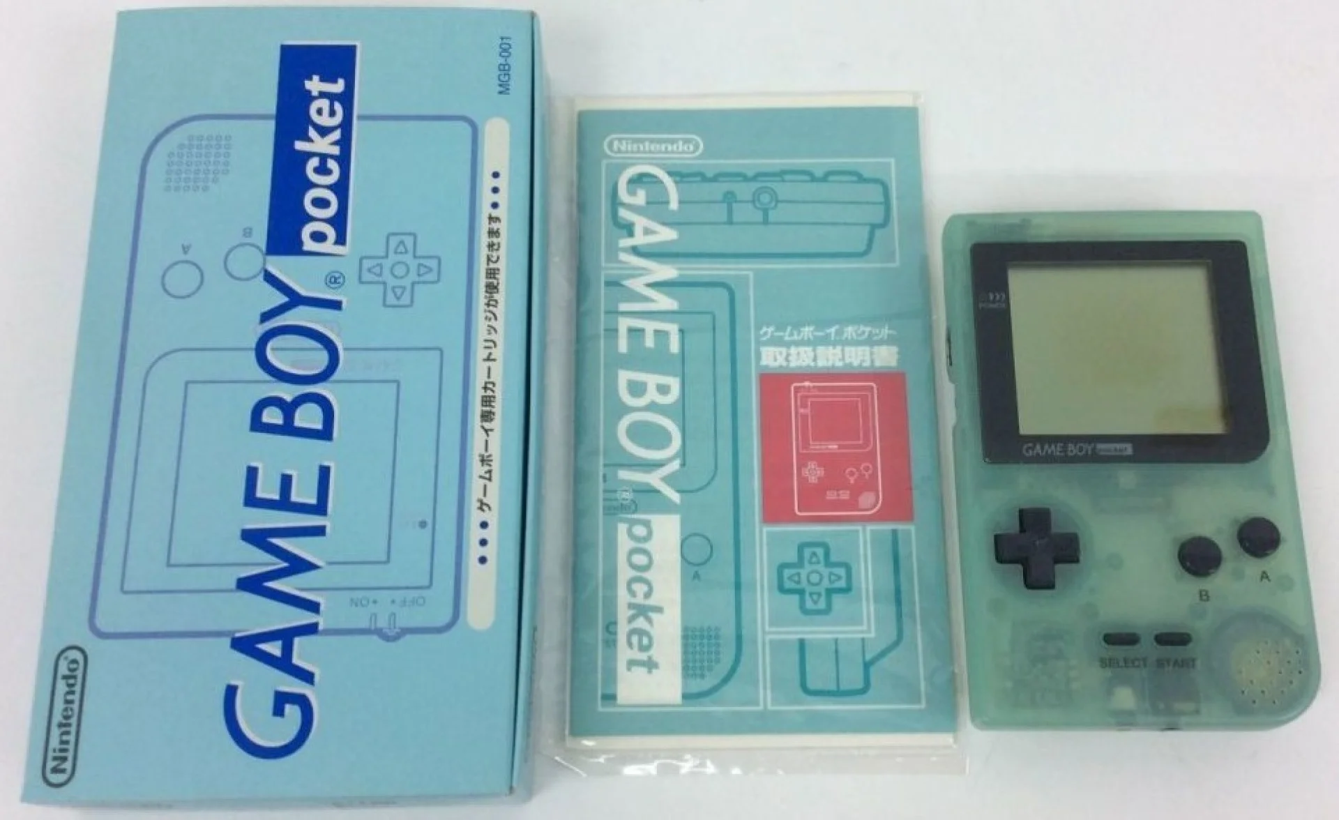  Nintendo Game Boy Pocket Ice Blue Clear Console [JP]