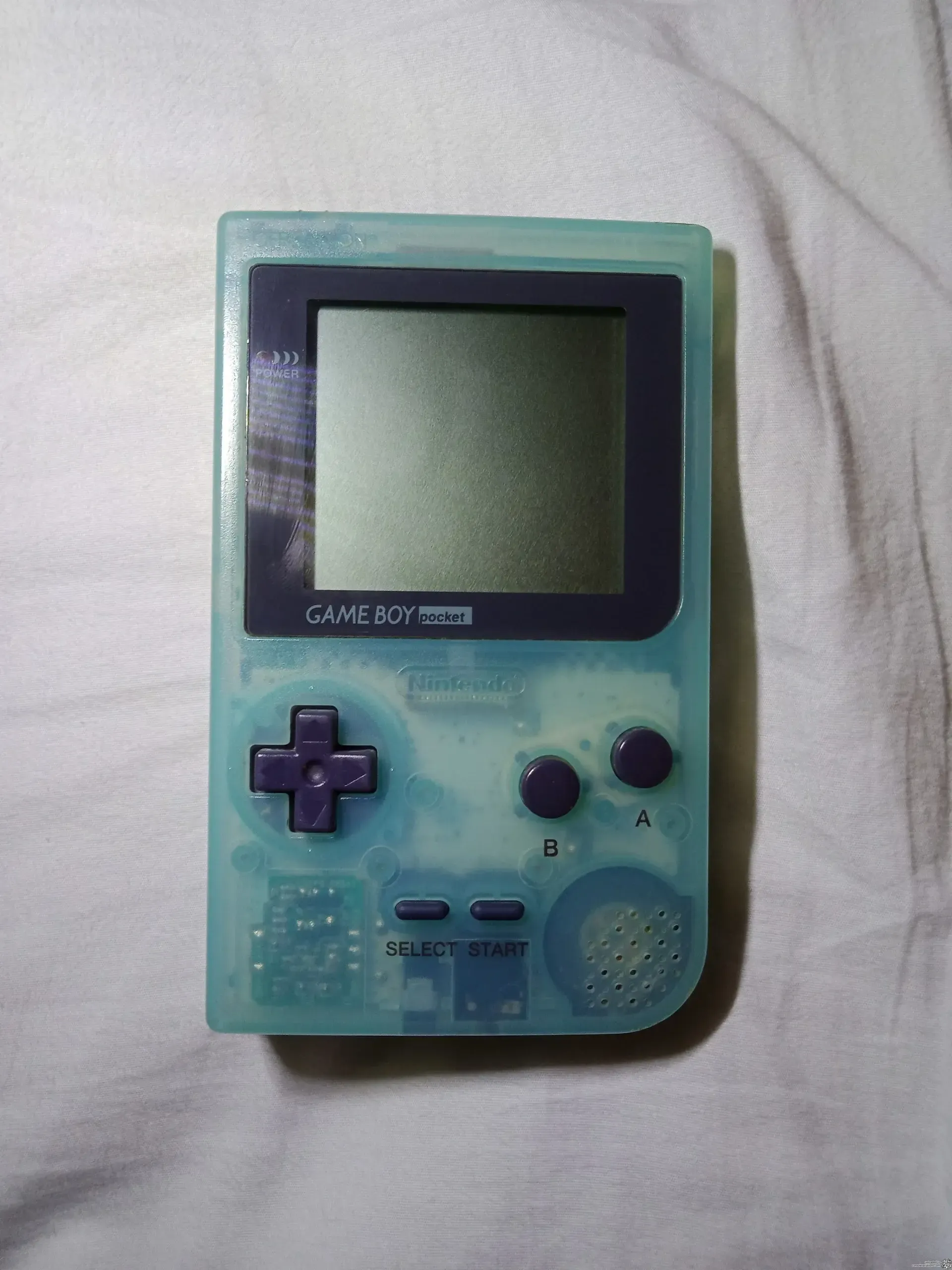 Consolevariations - Nintendo Game Boy Pocket Ice Blue Clear 