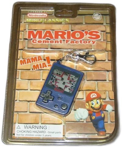 Nintendo Game & Watch Mini Classic Mario's Cement Factory Blue [BR]