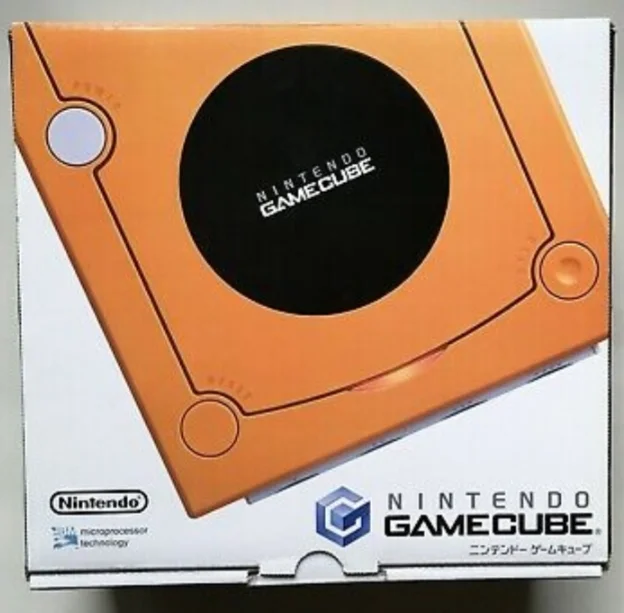  Nintendo GameCube Spice Orange DOL-101 Console