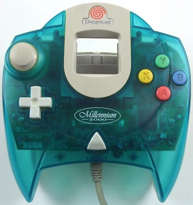  Sega Dreamcast Millennium 2000 Aqua Blue Controller