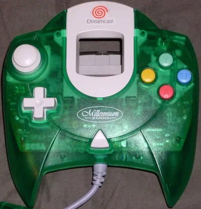 Sega Dreamcast Millennium 2000 Lime Green Controller