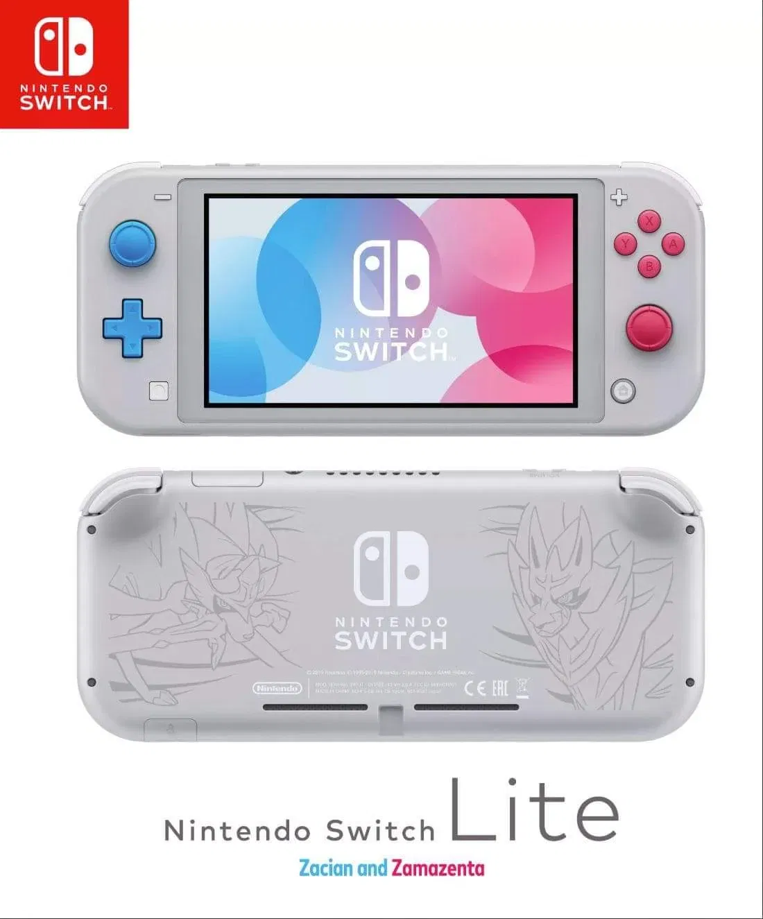 Nintendo Switch Lite Zacian and Zamazenta