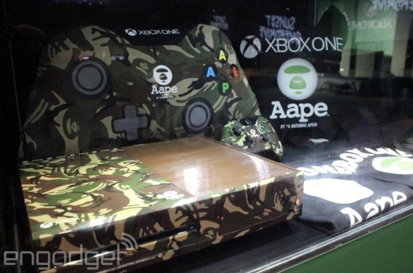The Camouflage Xbox One from Aape!
