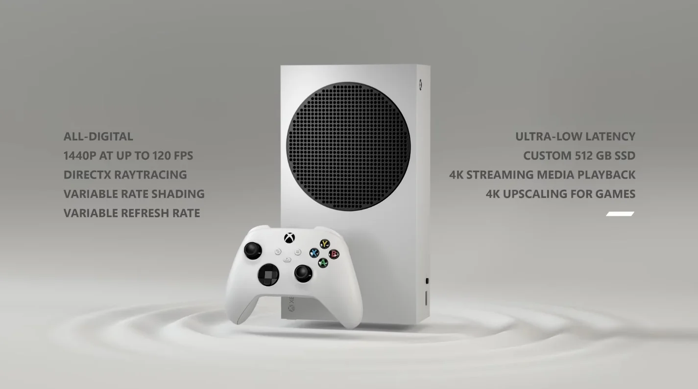 Front of the Console + Specs