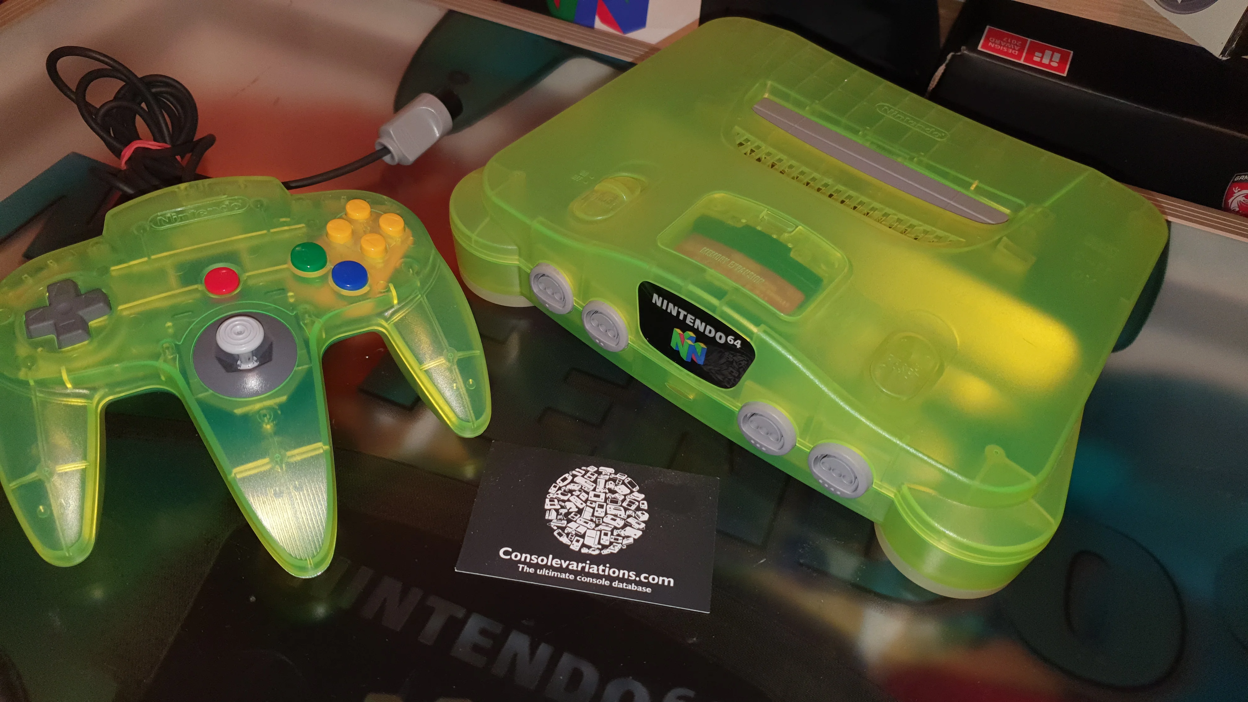 N64 Extreme Green console (+ Controller)