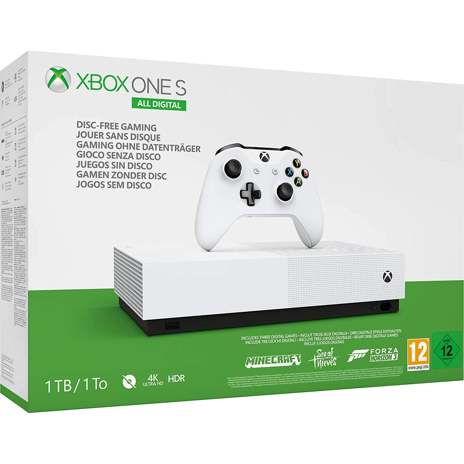Xbox One S All Digital Box