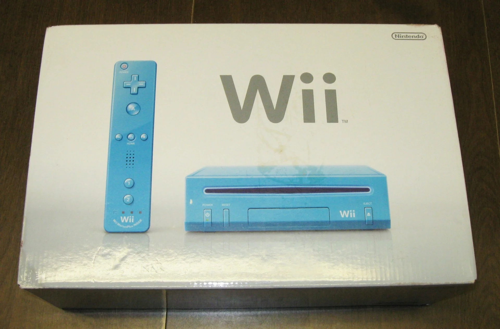 Nintendo Wii Light Blue Console (Example NA)