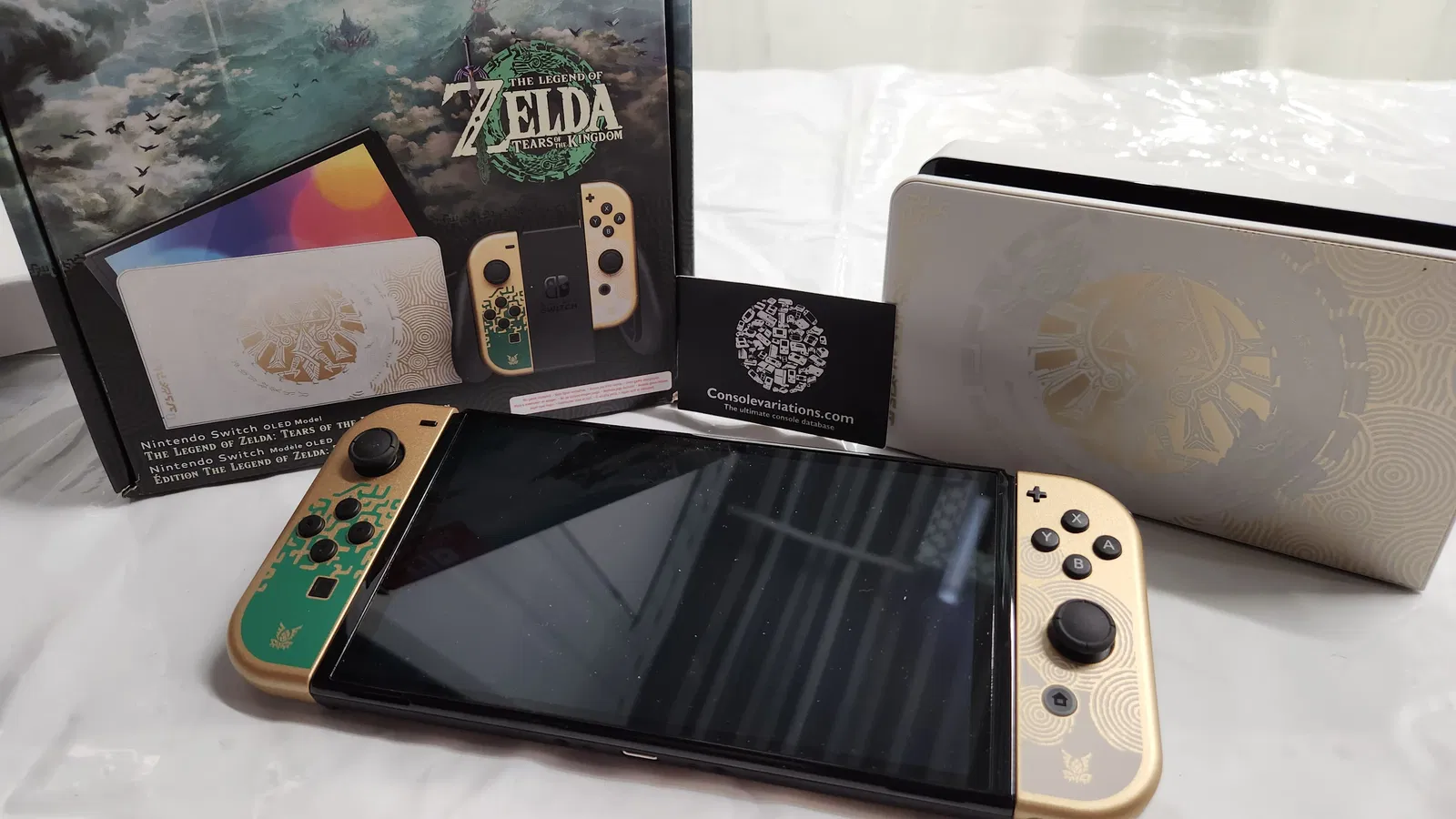 Nintendo Switch OLED Edição Limitada + Jogo The Legend of Zelda