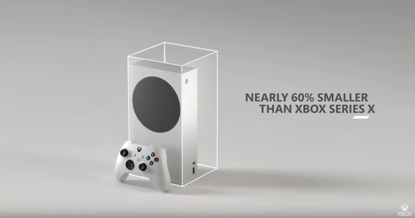 60% smaller then Xbox Series X
