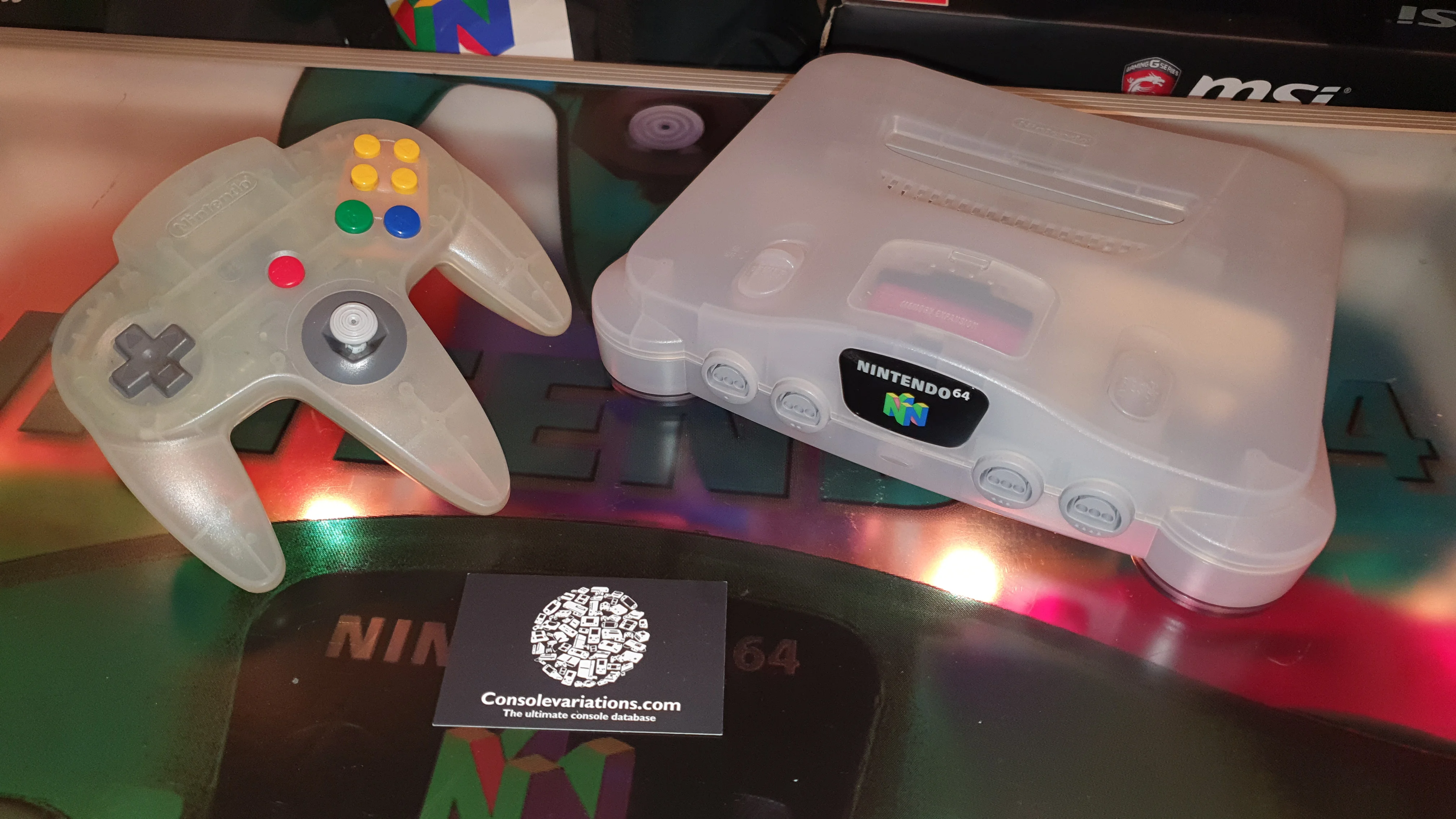 N64 Clear/White Console (+ Controller)