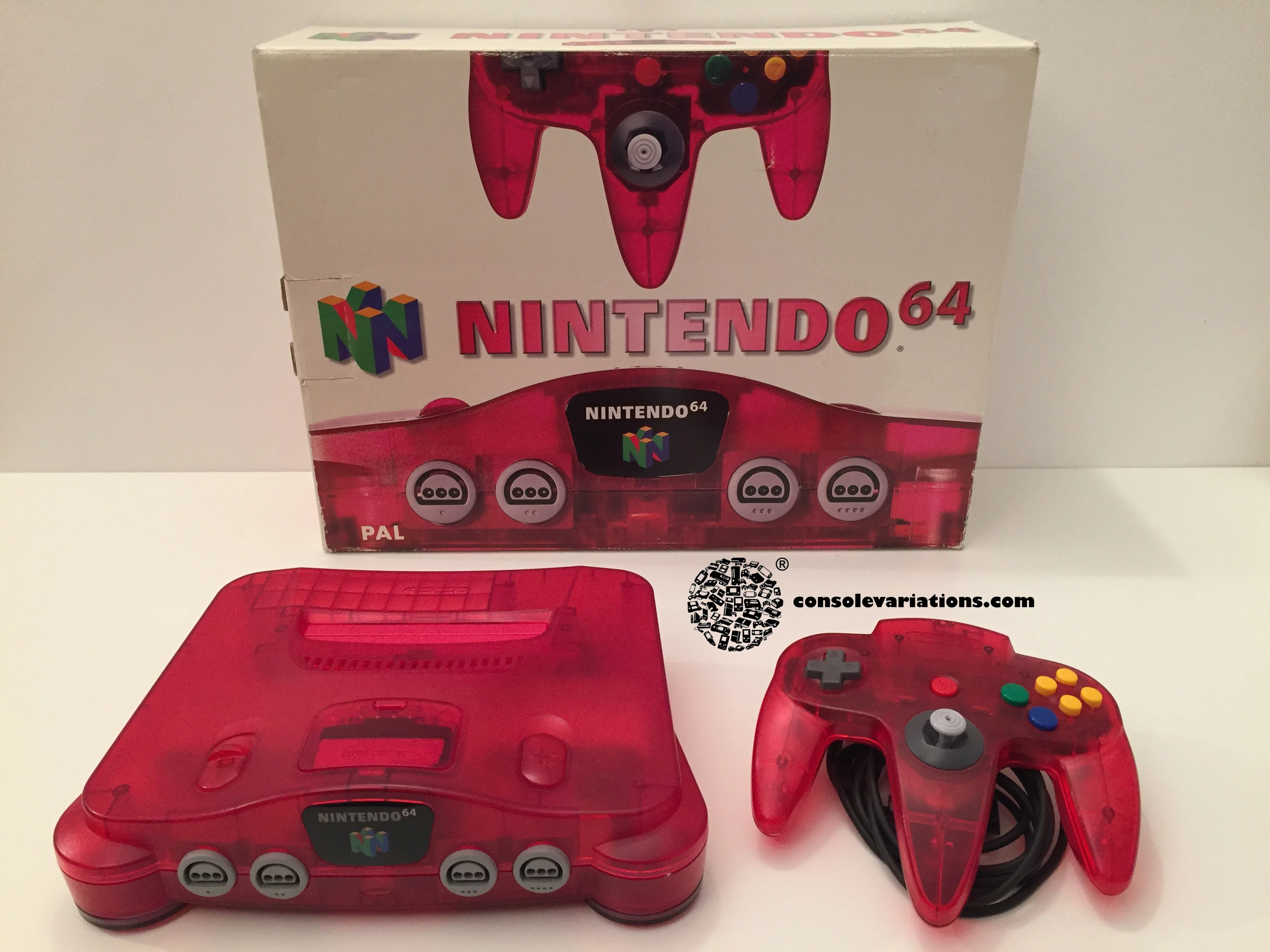Nintendo 64 Funtastic Watermelon Red Console (Example EU)
