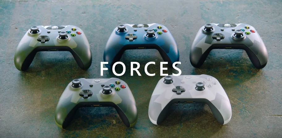 All Xbox One Camouflage Controllers