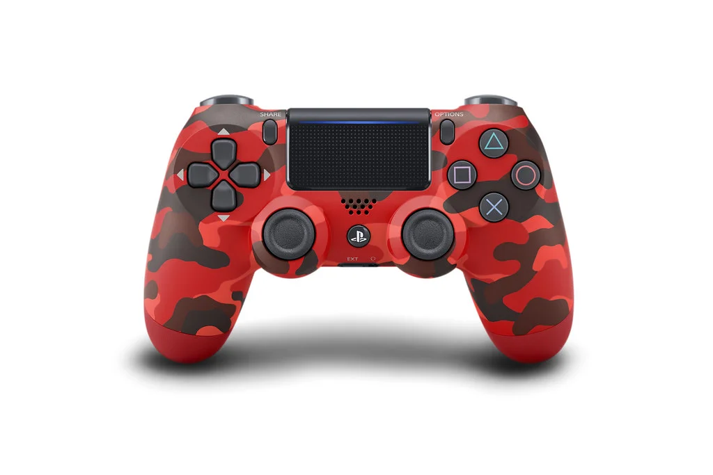 &quot;Black, red and brown take on the iconic controller camouflage pattern paired with silver detailing for extra flare&quot; - Sony