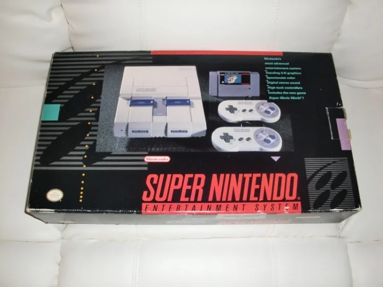 Super Nintendo Entertaining System Console