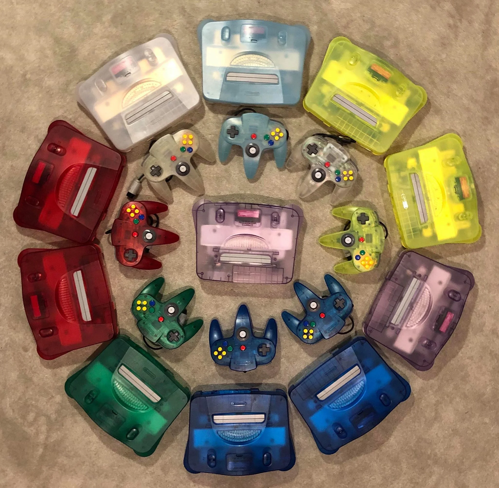 All Nintendo 64 Prototype Consoles and Controllers