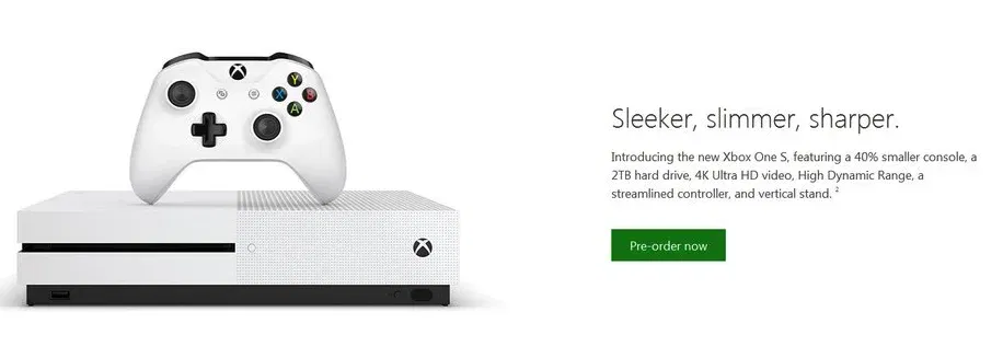 Xbox one slim clearance console