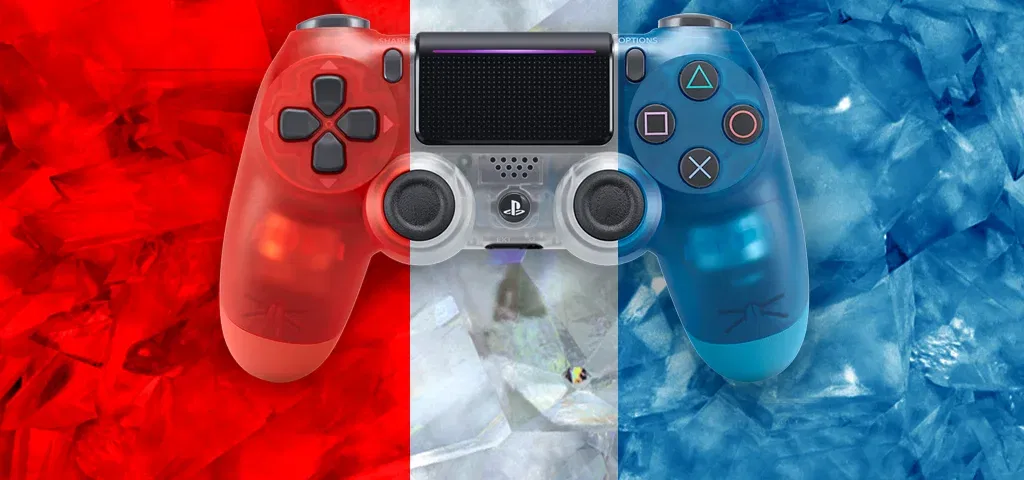 Ps4 red 2024 crystal controller