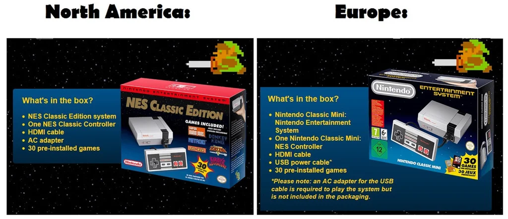 Warning to the European NES Mini buyers