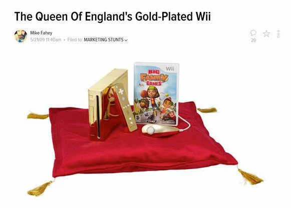 The Queen of England&#039;s gold plated Wii has a new owner!