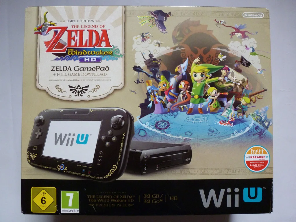 Wii U Zelda Wind Waker HD Pak