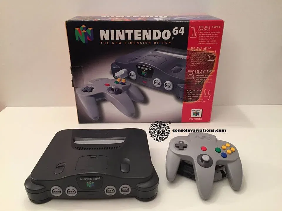 Nintendo 64 Console EU Consolevariations