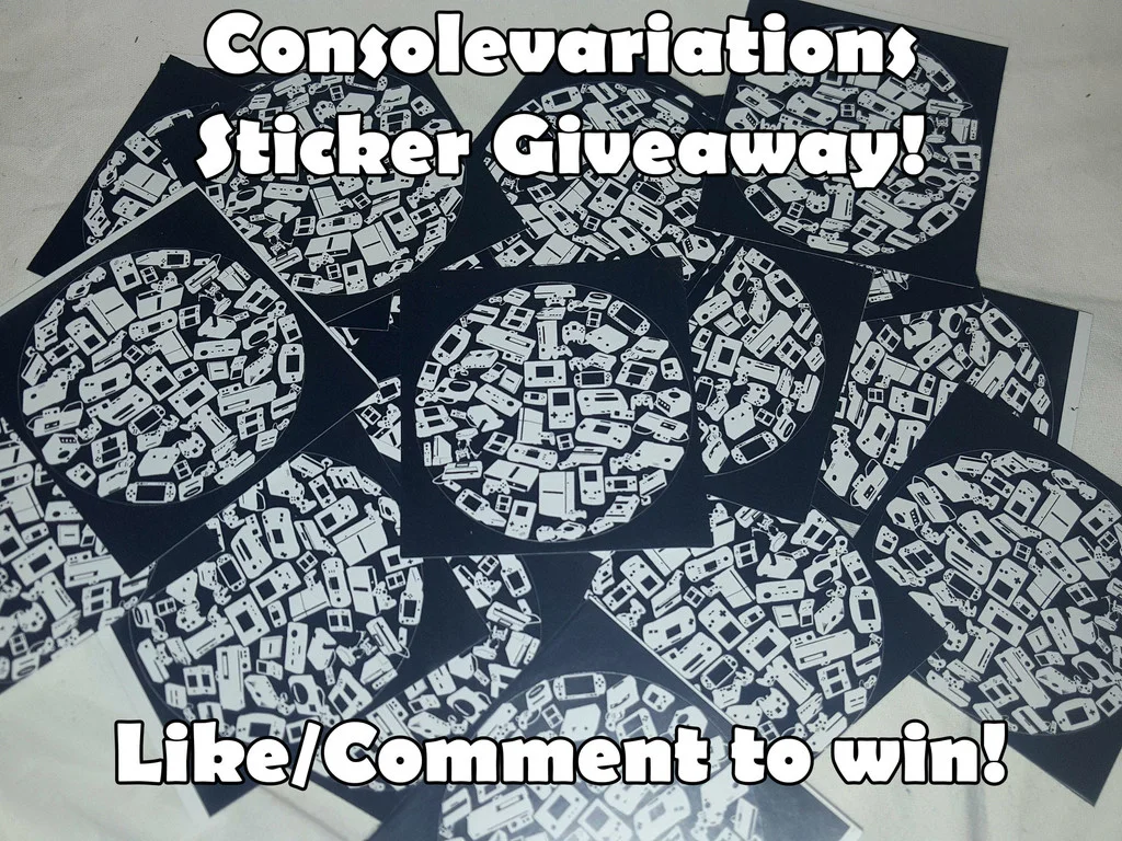 Consolevariations stickers giveaway!